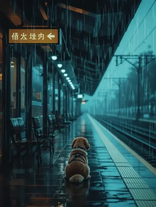 忠犬八公 Hachi: A Dog's Tale 励志电影海报