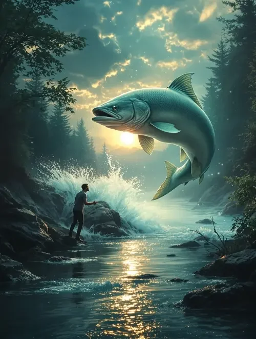 大鱼 Big Fish 励志电影海报